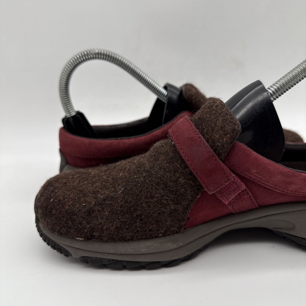Merrell Encore Groove Mule Clog Shoes Size 6 Womens Earth Burgundy Brown Slip On - Picture 14 of 15